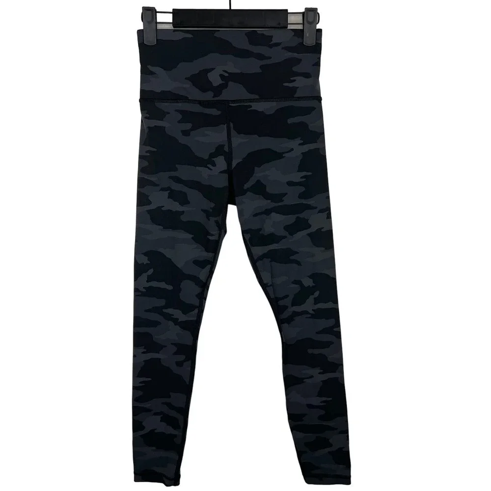 Athleta Camo Print Ultra High Rise Elation 7/8 Tight Athletic Leggings Size XS